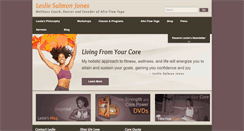 Desktop Screenshot of lesliesalmonjones.com